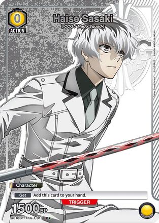 Haise Sasaki (013) (C*) (UE18BT/TKG-1-013) [UE18BT: Tokyo Ghoul] Foil - Deck Out Gaming