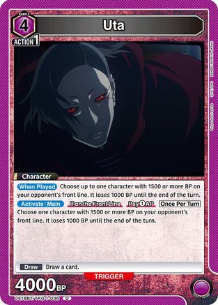 Uta (036) (UE18BT/TKG-1-036) [UE18BT: Tokyo Ghoul] - Deck Out Gaming