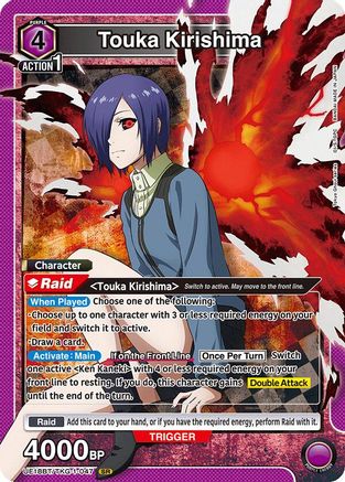 Touka Kirishima (047) (UE18BT/TKG-1-047) [UE18BT: Tokyo Ghoul] Foil - Deck Out Gaming