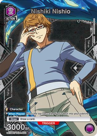 Nishiki Nishio (U*) (UE18BT/TKG-1-053) [UE18BT: Tokyo Ghoul] Foil - Deck Out Gaming
