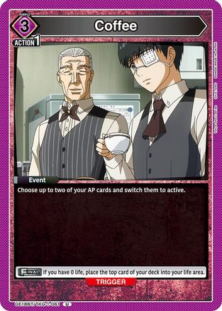 Coffee (UE18BT/TKG-1-061) [UE18BT: Tokyo Ghoul] - Deck Out Gaming