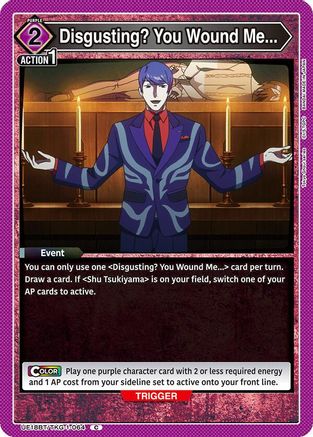 Disgusting? You Wound Me... (UE18BT/TKG-1-064) [UE18BT: Tokyo Ghoul] - Deck Out Gaming