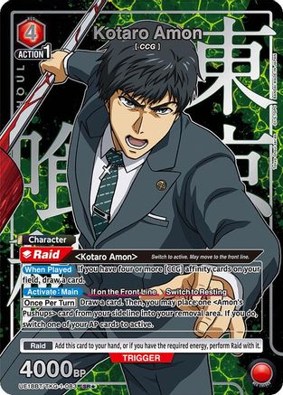 Kotaro Amon (083) (SR*) (UE18BT/TKG-1-083) [UE18BT: Tokyo Ghoul] Foil - Deck Out Gaming