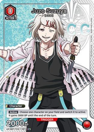 Juzo Suzuya (087) (C*) (UE18BT/TKG-1-087) [UE18BT: Tokyo Ghoul] Foil - Deck Out Gaming