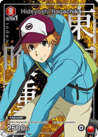 Hideyoshi Nagachika (092) (U*) (UE18BT/TKG-1-092) [UE18BT: Tokyo Ghoul] Foil - Deck Out Gaming
