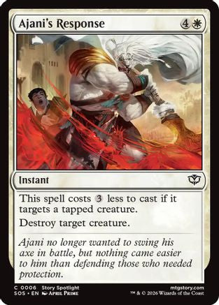 Ajani's Response (6) [Secrets of Strixhaven] foil - Deck Out Gaming