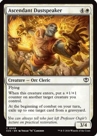 Ascendant Dustspeaker (8) [Secrets of Strixhaven] foil - Deck Out Gaming