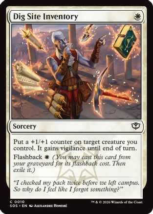 Dig Site Inventory (10) [Secrets of Strixhaven] - Deck Out Gaming