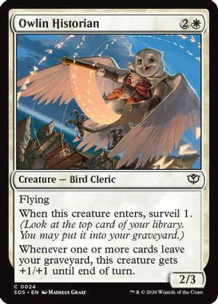 Owlin Historian (24) [Secrets of Strixhaven] - Deck Out Gaming