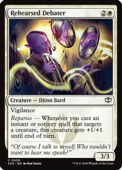 Rehearsed Debater (29) [Secrets of Strixhaven] - Deck Out Gaming