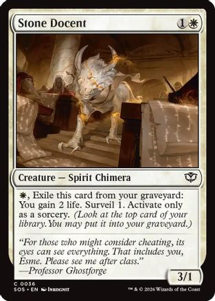 Stone Docent (36) [Secrets of Strixhaven] - Deck Out Gaming