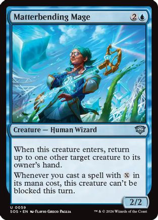 Matterbending Mage (59) [Secrets of Strixhaven] foil - Deck Out Gaming