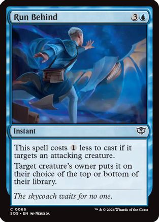 Run Behind (66) [Secrets of Strixhaven] foil - Deck Out Gaming