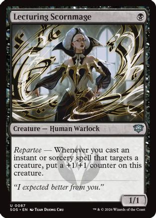 Lecturing Scornmage (87) [Secrets of Strixhaven] foil - Deck Out Gaming