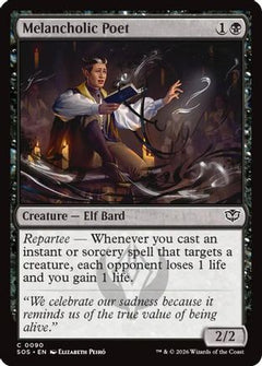 Melancholic Poet (90) [Secrets of Strixhaven] foil - Deck Out Gaming