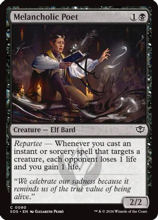 Melancholic Poet (90) [Secrets of Strixhaven] foil - Deck Out Gaming
