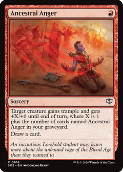 Ancestral Anger (106) [Secrets of Strixhaven] foil - Deck Out Gaming