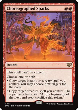 Choreographed Sparks (111) [Secrets of Strixhaven] - Deck Out Gaming
