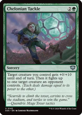 Chelonian Tackle (142) [Secrets of Strixhaven] - Deck Out Gaming