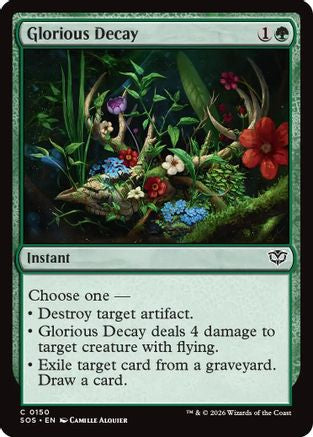 Glorious Decay (150) [Secrets of Strixhaven] foil - Deck Out Gaming