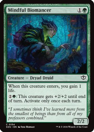 Mindful Biomancer (154) [Secrets of Strixhaven] - Deck Out Gaming