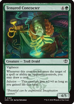 Tenured Concocter (163) [Secrets of Strixhaven] foil - Deck Out Gaming