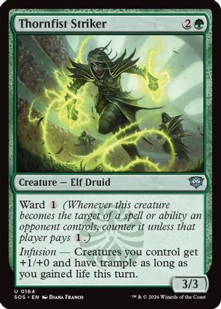 Thornfist Striker (164) [Secrets of Strixhaven] - Deck Out Gaming