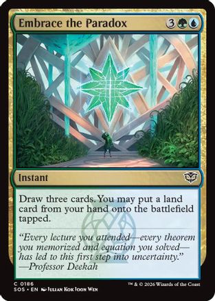 Embrace the Paradox (186) [Secrets of Strixhaven] - Deck Out Gaming