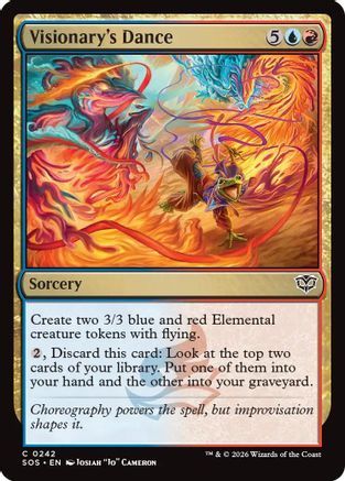 Visionary's Dance (242) [Secrets of Strixhaven] foil - Deck Out Gaming