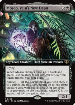 Moseo, Vein's New Dean (Extended Art) (326) [Secrets of Strixhaven] - Deck Out Gaming