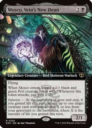 Moseo, Vein's New Dean (Extended Art) (326) [Secrets of Strixhaven] - Deck Out Gaming