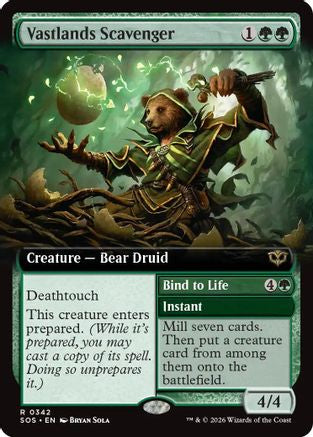 Vastlands Scavenger (Extended Art) (342) [Secrets of Strixhaven] - Deck Out Gaming