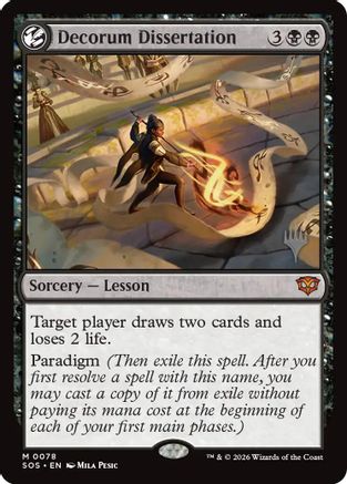 Decorum Dissertation (78) [Promo Pack: Secrets of Strixhaven] - Deck Out Gaming