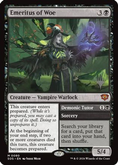 Emeritus of Woe (80) [Promo Pack: Secrets of Strixhaven] - Deck Out Gaming