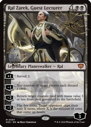 Ral Zarek, Guest Lecturer (97) [Promo Pack: Secrets of Strixhaven] - Deck Out Gaming