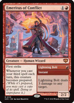 Emeritus of Conflict (113) [Promo Pack: Secrets of Strixhaven] - Deck Out Gaming