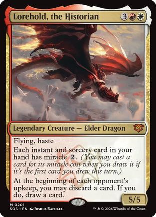Lorehold, the Historian (201) [Promo Pack: Secrets of Strixhaven] foil - Deck Out Gaming