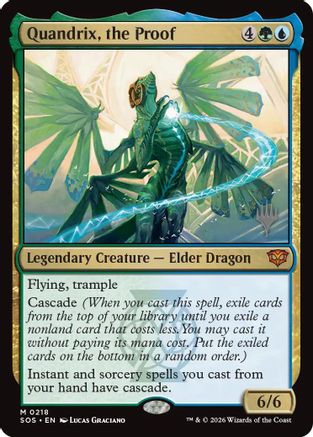 Quandrix, the Proof (218) [Promo Pack: Secrets of Strixhaven] - Deck Out Gaming