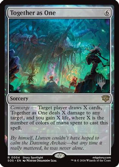Together as One (4) [Promo Pack: Secrets of Strixhaven] foil - Deck Out Gaming