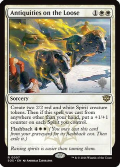 Antiquities on the Loose (7) [Promo Pack: Secrets of Strixhaven] - Deck Out Gaming