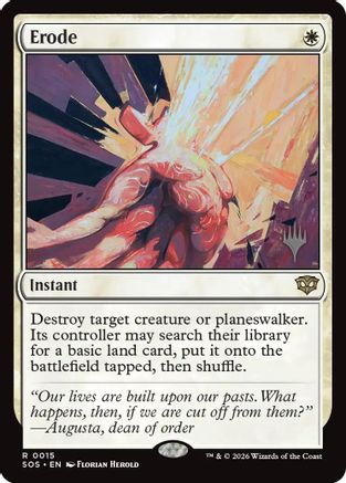 Erode (15) [Promo Pack: Secrets of Strixhaven] foil - Deck Out Gaming