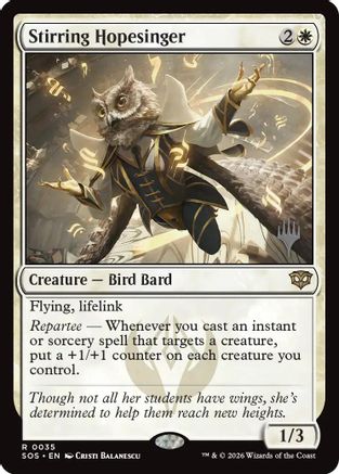 Stirring Hopesinger (35) [Promo Pack: Secrets of Strixhaven] - Deck Out Gaming