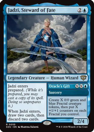 Jadzi, Steward of Fate (55) [Promo Pack: Secrets of Strixhaven] - Deck Out Gaming
