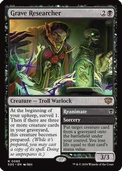 Grave Researcher (85) [Promo Pack: Secrets of Strixhaven] foil - Deck Out Gaming
