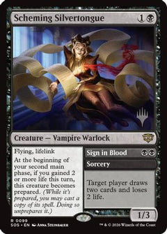 Scheming Silvertongue (99) [Promo Pack: Secrets of Strixhaven] - Deck Out Gaming