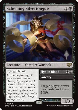 Scheming Silvertongue (99) [Promo Pack: Secrets of Strixhaven] - Deck Out Gaming