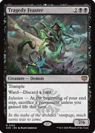 Tragedy Feaster (102) [Promo Pack: Secrets of Strixhaven] foil - Deck Out Gaming