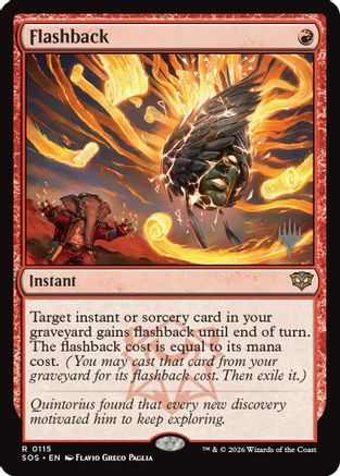 Flashback (115) [Promo Pack: Secrets of Strixhaven] foil - Deck Out Gaming