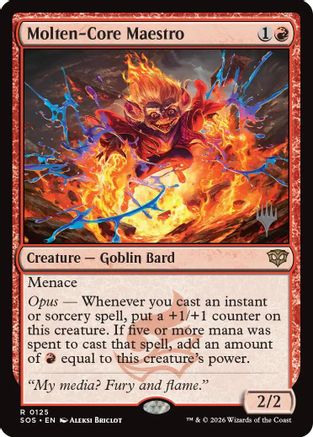 Molten-Core Maestro (125) [Promo Pack: Secrets of Strixhaven] foil - Deck Out Gaming