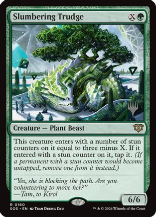 Slumbering Trudge (160) [Promo Pack: Secrets of Strixhaven] foil - Deck Out Gaming